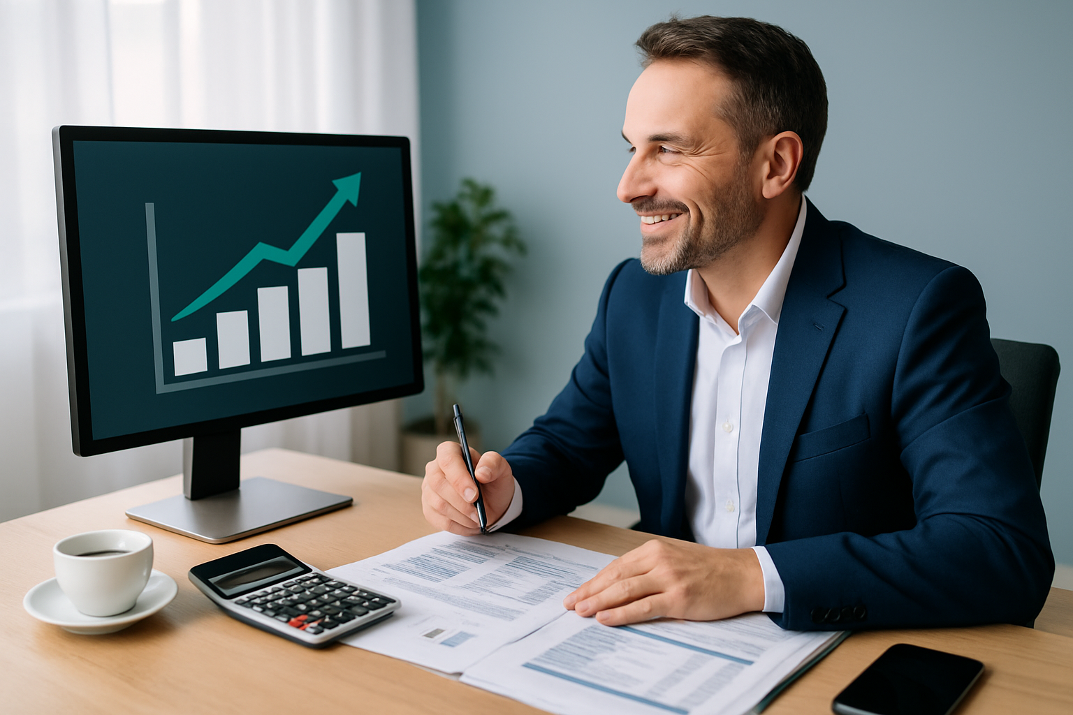 Erleichterter Mensch nach erfolgreicher Restschuldbefreiung mit Dokument vom Gericht